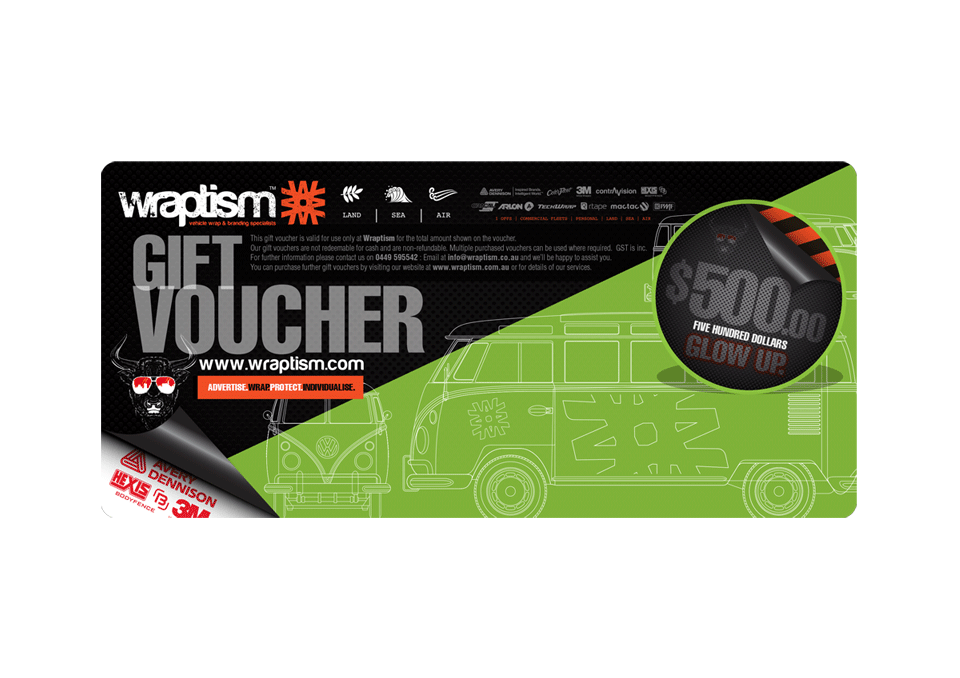 $500 Gift Vouchers.