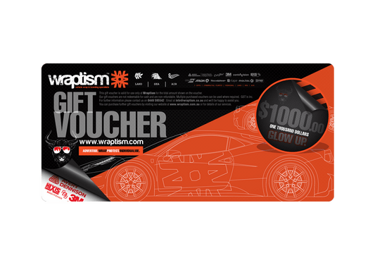 $1000 Gift Vouchers.